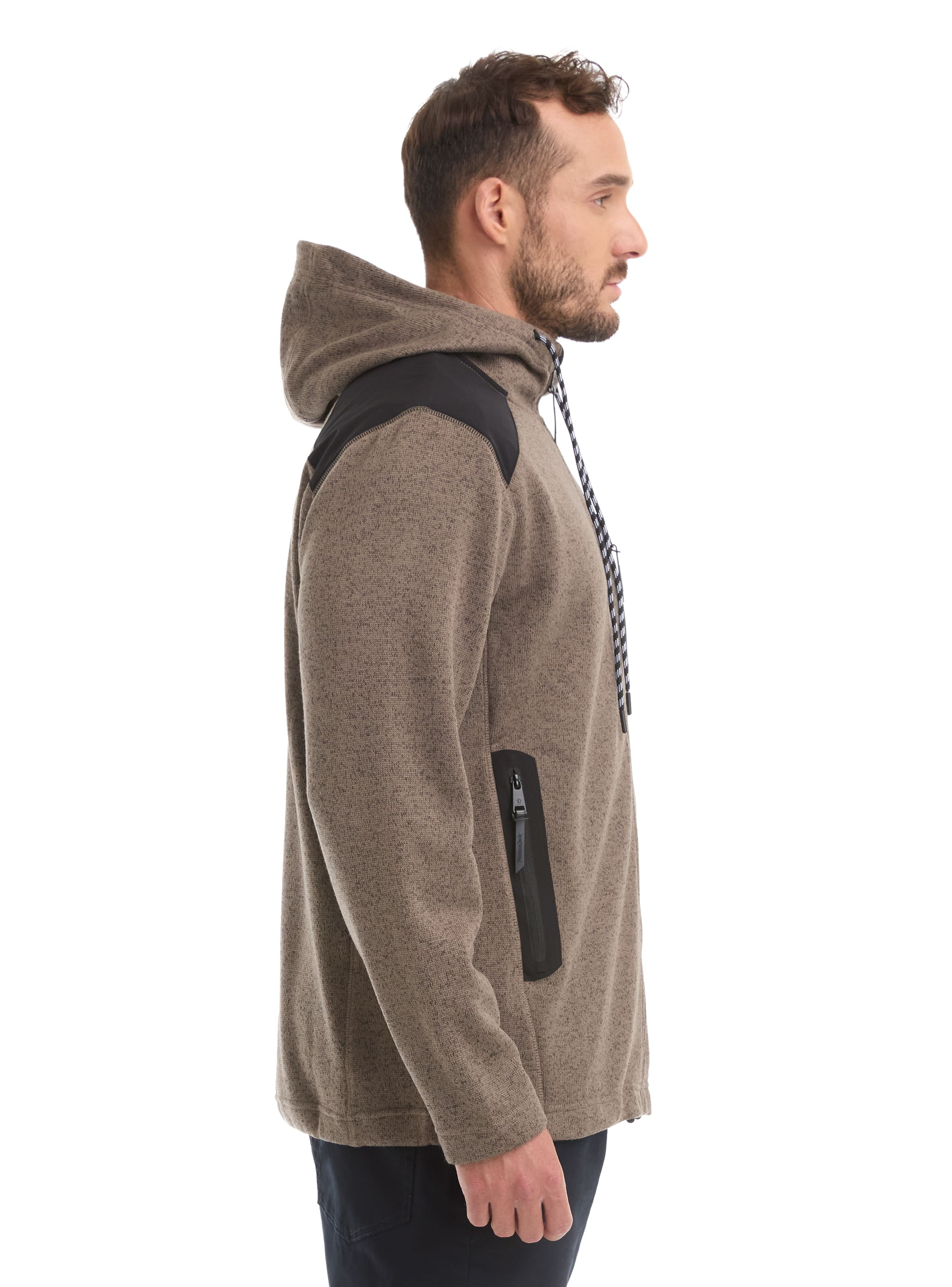 POLERON HOMBRE TEJIDO POLAR PANAMA JACK - L967 | MARRON CLARO - 3