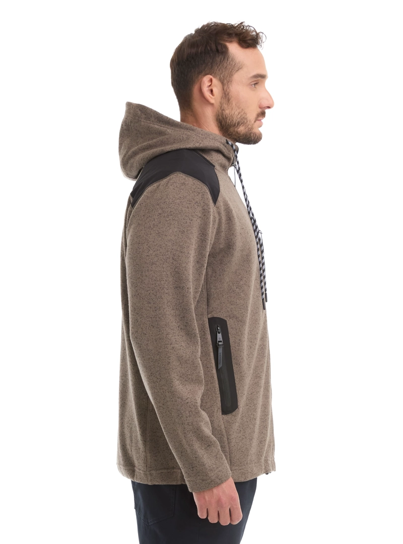 POLERON HOMBRE TEJIDO POLAR PANAMA JACK - L967 | MARRON CLARO - 3