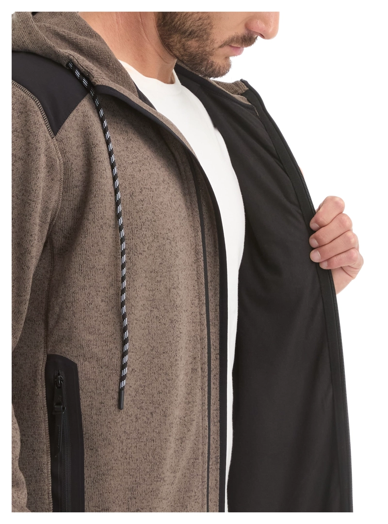 POLERON HOMBRE TEJIDO POLAR PANAMA JACK - L967 | MARRON CLARO - 7