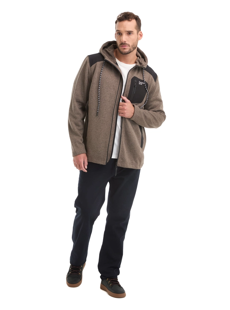 POLERON HOMBRE TEJIDO POLAR PANAMA JACK - L967 | MARRON CLARO - 9