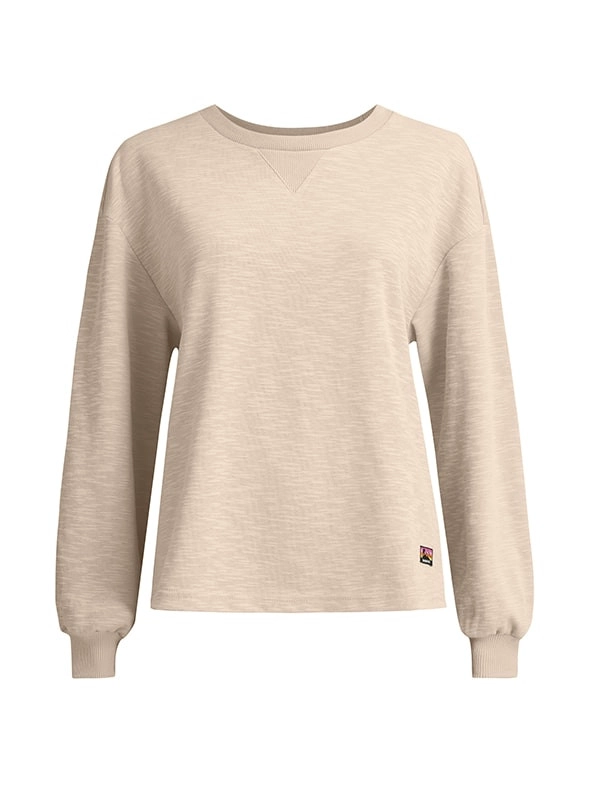 POLERON MUJER CASUAL ALGODON PANAMA JACK - K844 | BEIGE - 7