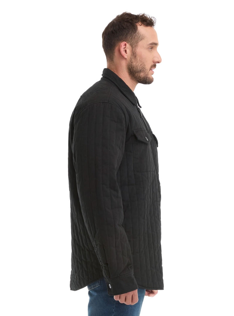 CHAQUETA HOMBRE TWILL ALGODON ACOLCHADA PANAMA JACK - L973 | NEGRO - 4
