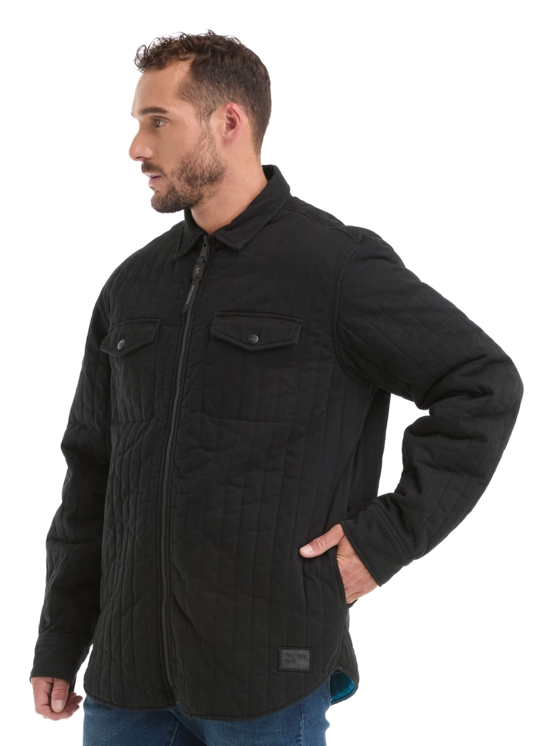 CHAQUETA HOMBRE TWILL ALGODON ACOLCHADA PANAMA JACK - L973 | NEGRO - 5