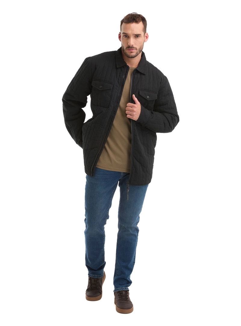 CHAQUETA HOMBRE TWILL ALGODON ACOLCHADA PANAMA JACK - L973 | NEGRO - 6