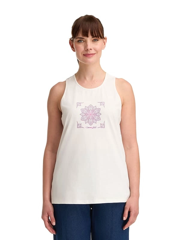 POLERA MUJER SIN MANGAS PANAMA JACK - K840 | BLANCO - 2