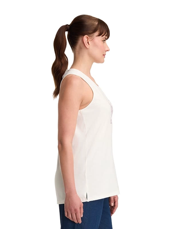 POLERA MUJER SIN MANGAS PANAMA JACK - K840 | BLANCO - 4