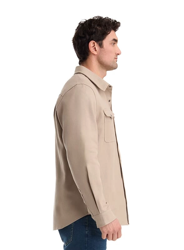SOBRECAMISA CASUAL HOMBRE PANAMA JACK - K871 | BEIGE - 4