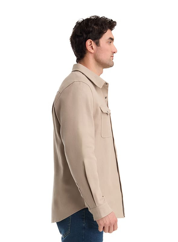 SOBRECAMISA CASUAL HOMBRE PANAMA JACK - K871 | BEIGE - 4