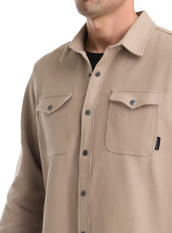 SOBRECAMISA CASUAL HOMBRE PANAMA JACK - K871 | BEIGE - 6