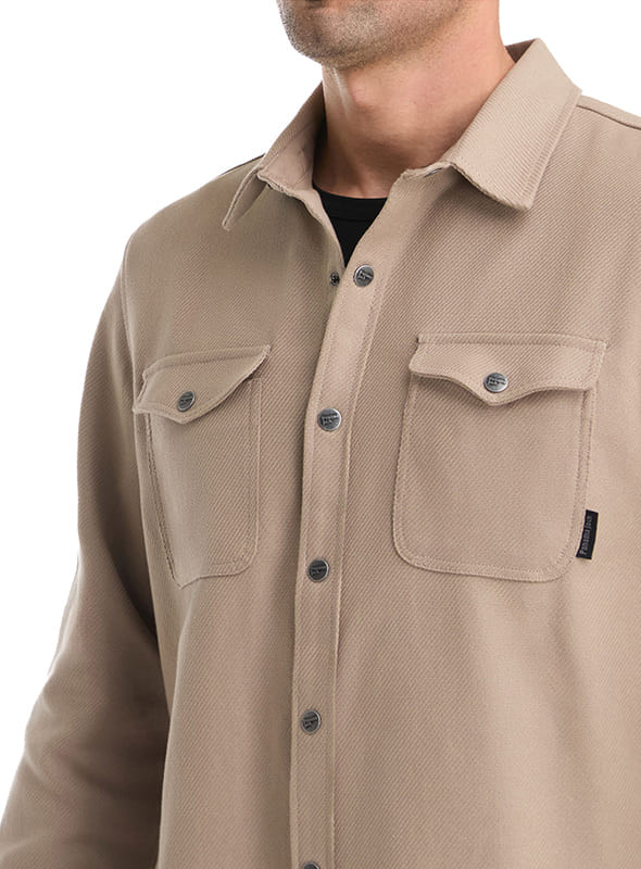 SOBRECAMISA CASUAL HOMBRE PANAMA JACK - K871 | BEIGE - 6