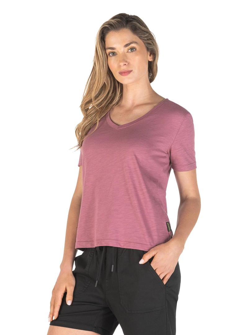 POLERA MUJER MANGA CORTA ALGODON PANAMA JACK - PJM001M | VIOLETA - 5