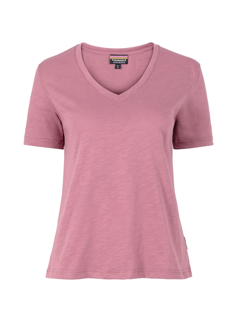 POLERA MUJER MANGA CORTA ALGODON PANAMA JACK - PJM001M | VIOLETA - 7