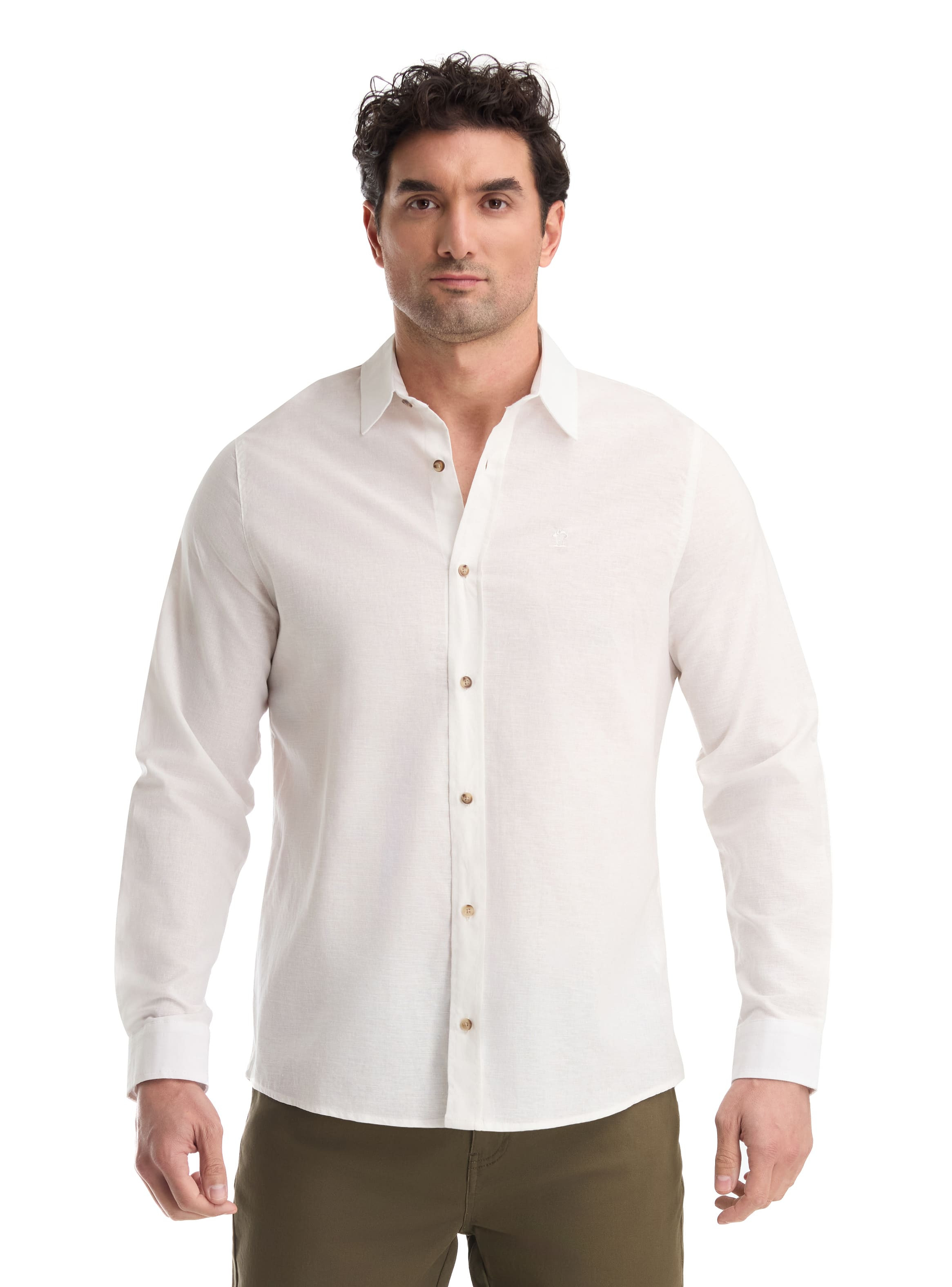 CAMISA CASUAL HOMBRE PANAMA JACK - K868 | BLANCO - 1