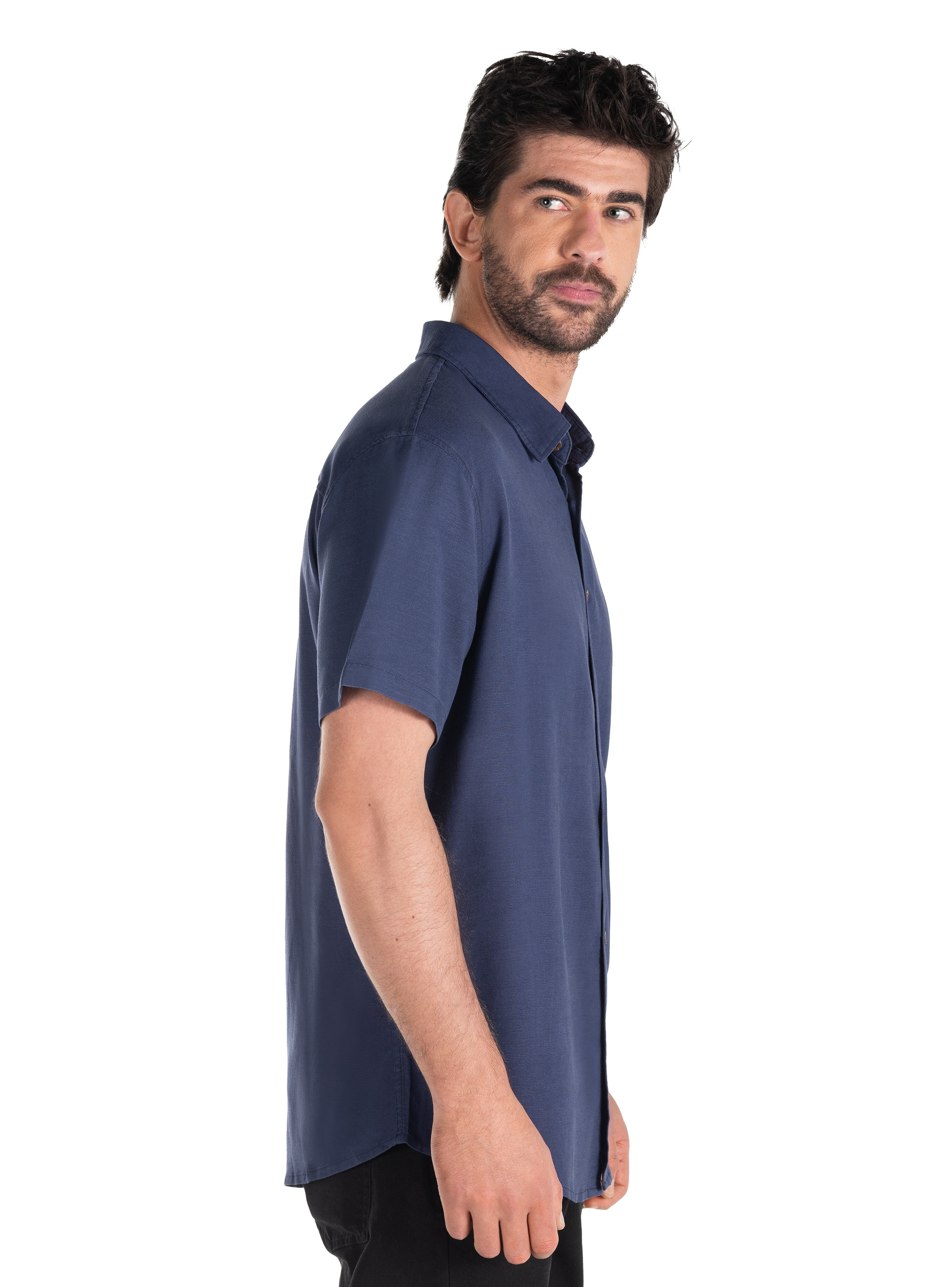 CAMISA LINO ALGODON HOMBRE PANAMA JACK - PJH004M | AZUL - 4
