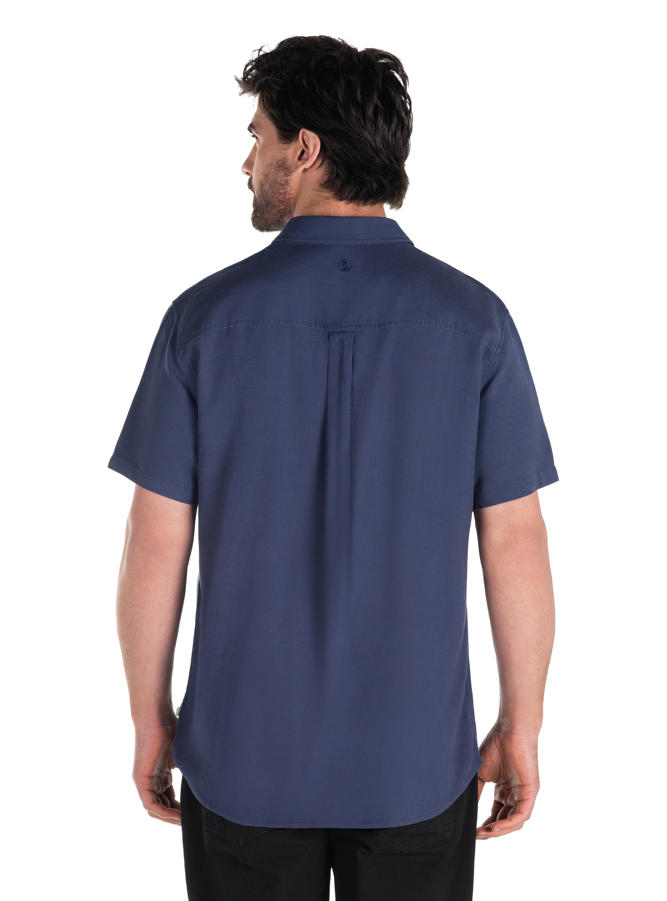 CAMISA LINO ALGODON HOMBRE PANAMA JACK - PJH004M | AZUL - 9