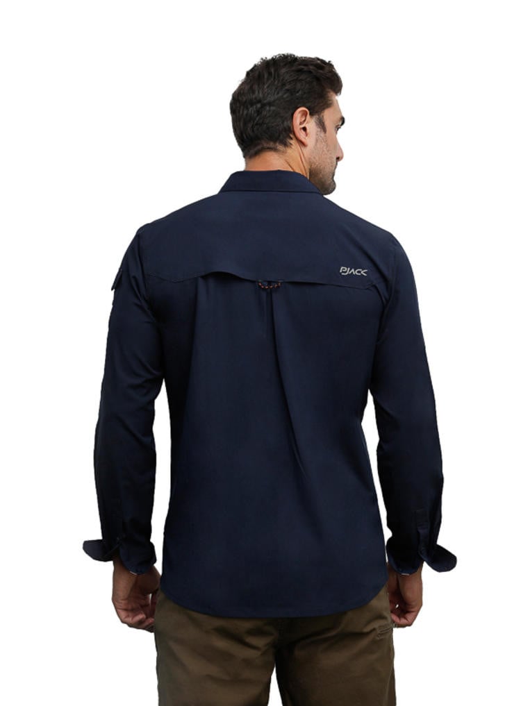 CAMISA OUTDOOR HOMBRE PANAMA JACK - H959 | AZUL - 3
