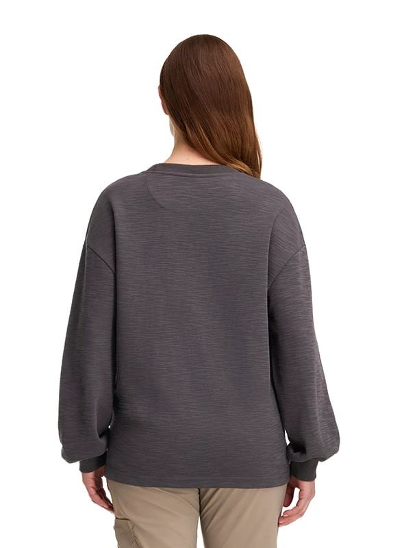 POLERON MUJER CASUAL ALGODON PANAMA JACK - K844 | GRIS - 3