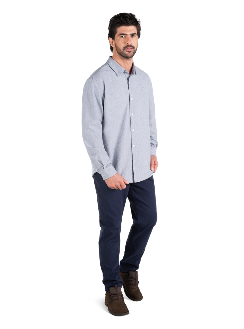 CAMISA HOMBRE OXFORD PANAMA JACK - PJH005M | GRIS - 2