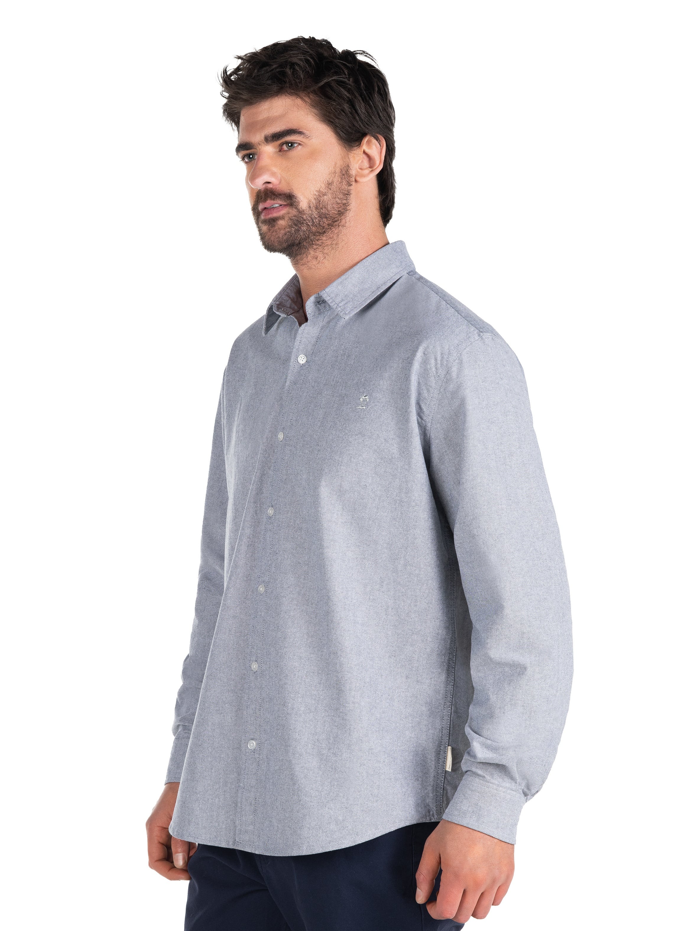 CAMISA HOMBRE OXFORD PANAMA JACK - PJH005M | GRIS - 5