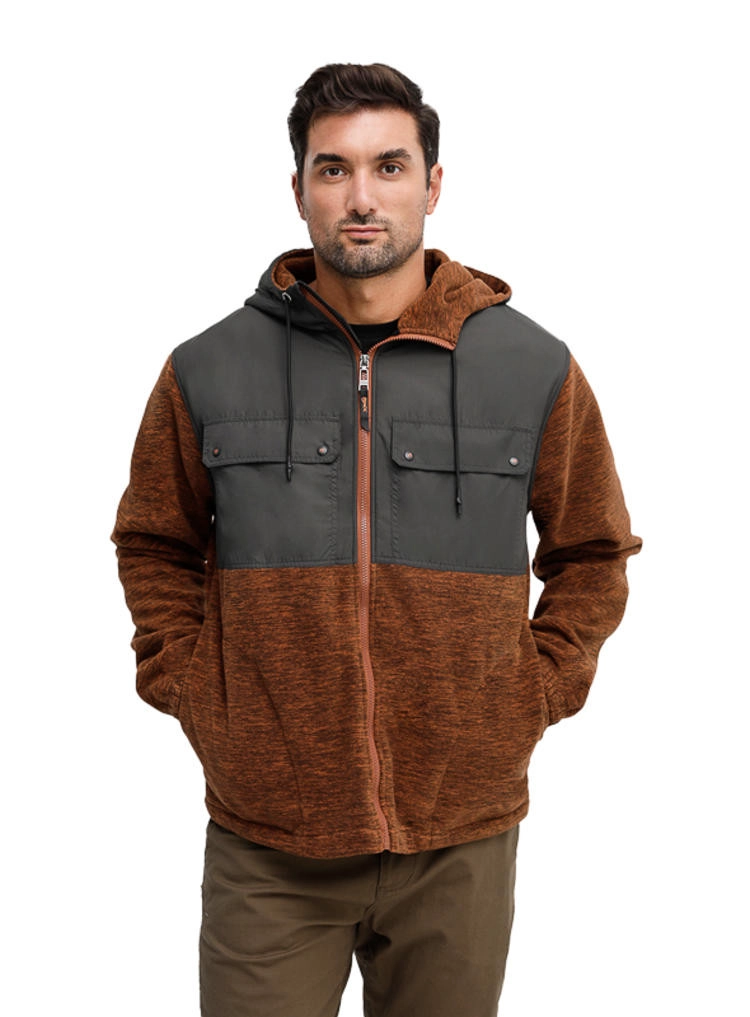 CHAQUETA HOMBRE POLAR PANAMA JACK - H963 | NARANJA - 1