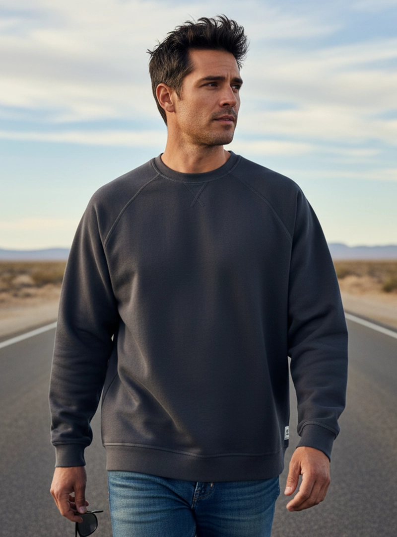 POLERON HOMBRE ALGODON PANAMA JACK - PJH006M | GRIS - 1