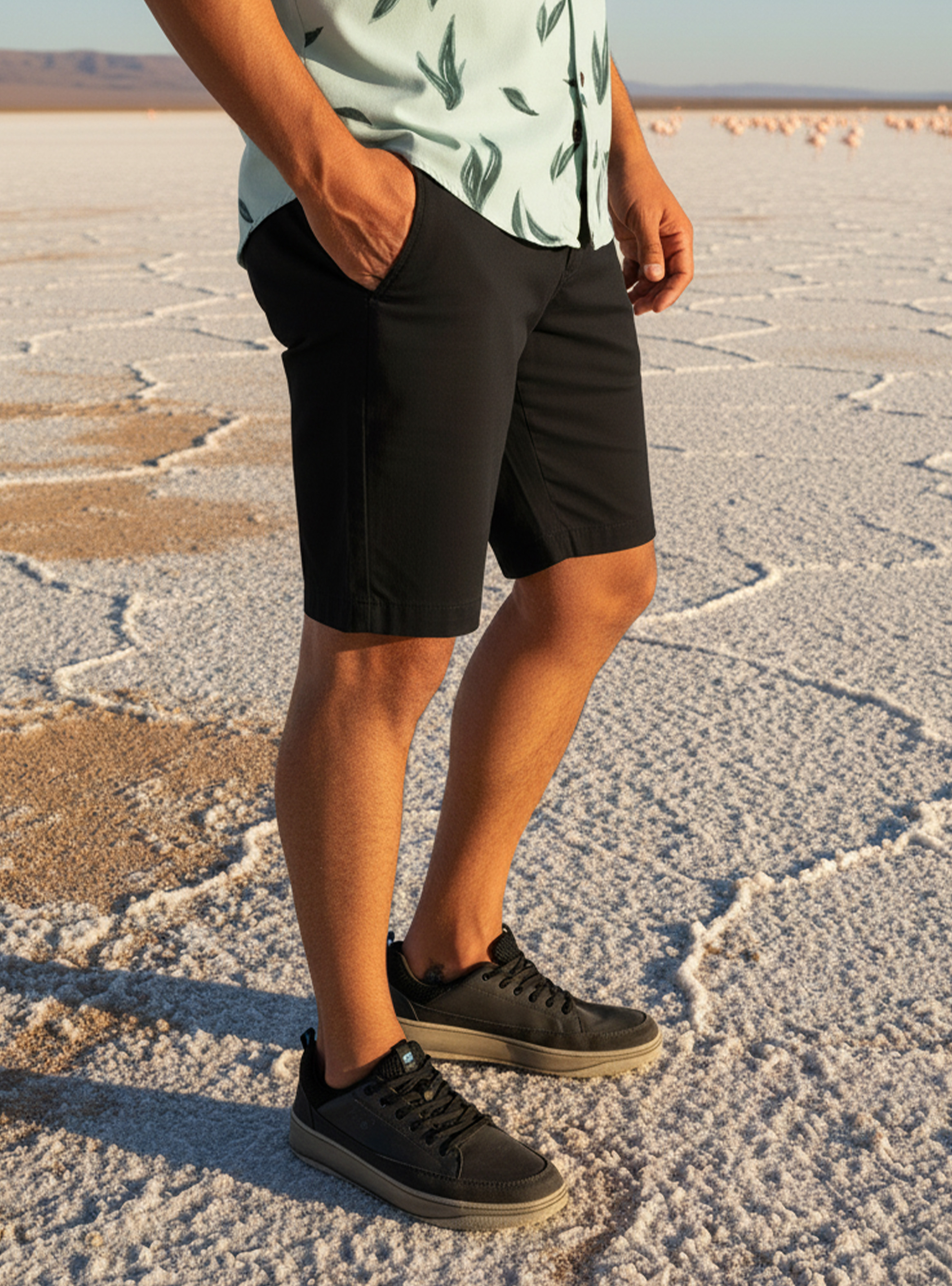 BERMUDA HOMBRE CASUAL PANAMA JACK - PJH013M | NEGRO - 1
