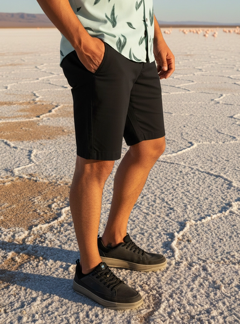 BERMUDA HOMBRE CASUAL PANAMA JACK - PJH013M | NEGRO - 1