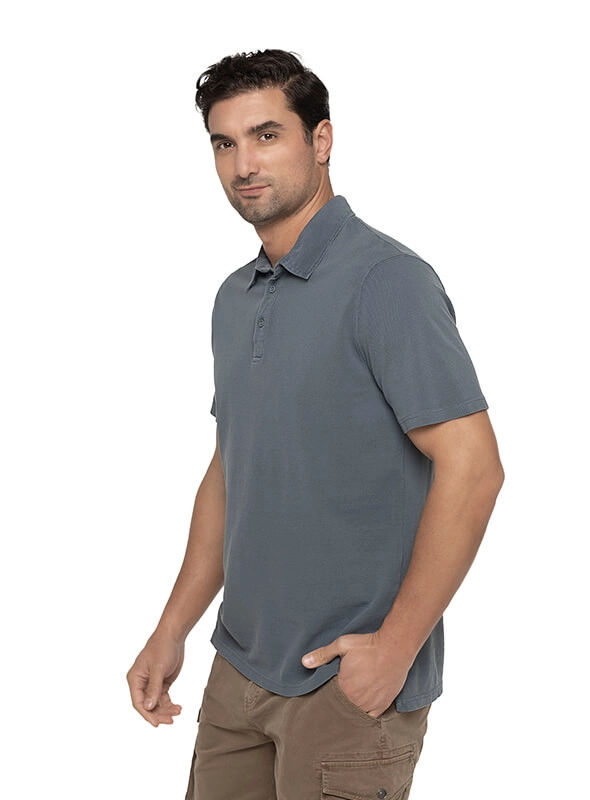 POLERA HOMBRE CASUAL MANGA CORTA PANAMA JACK - I966 | VERDE OSCURO - 5