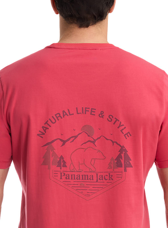 POLERA CASUAL HOMBRE PANAMA JACK - K856 | CORAL - 7