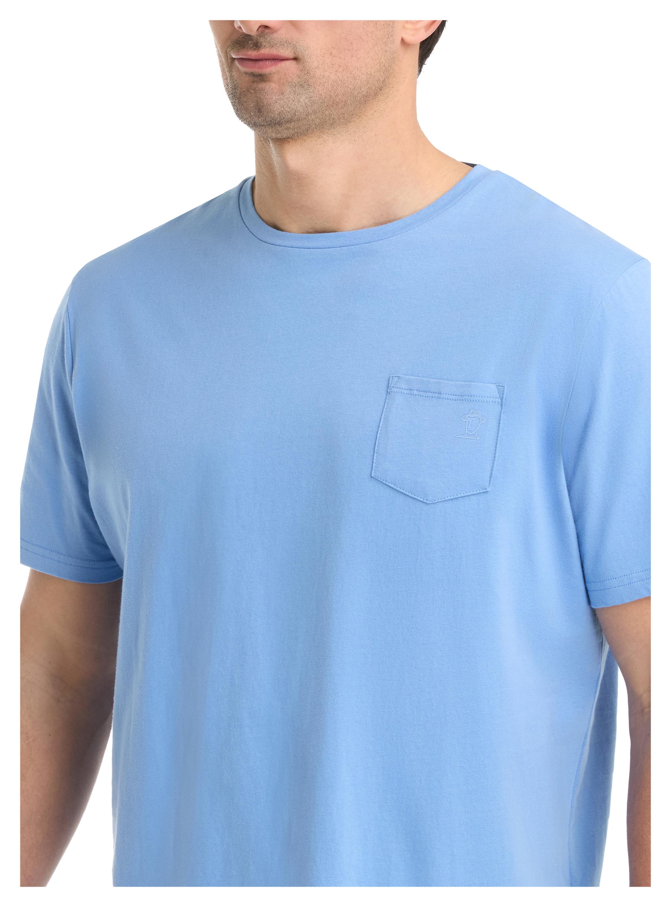 POLERA CASUAL HOMBRE PANAMA JACK - K858 | CELESTE - 1