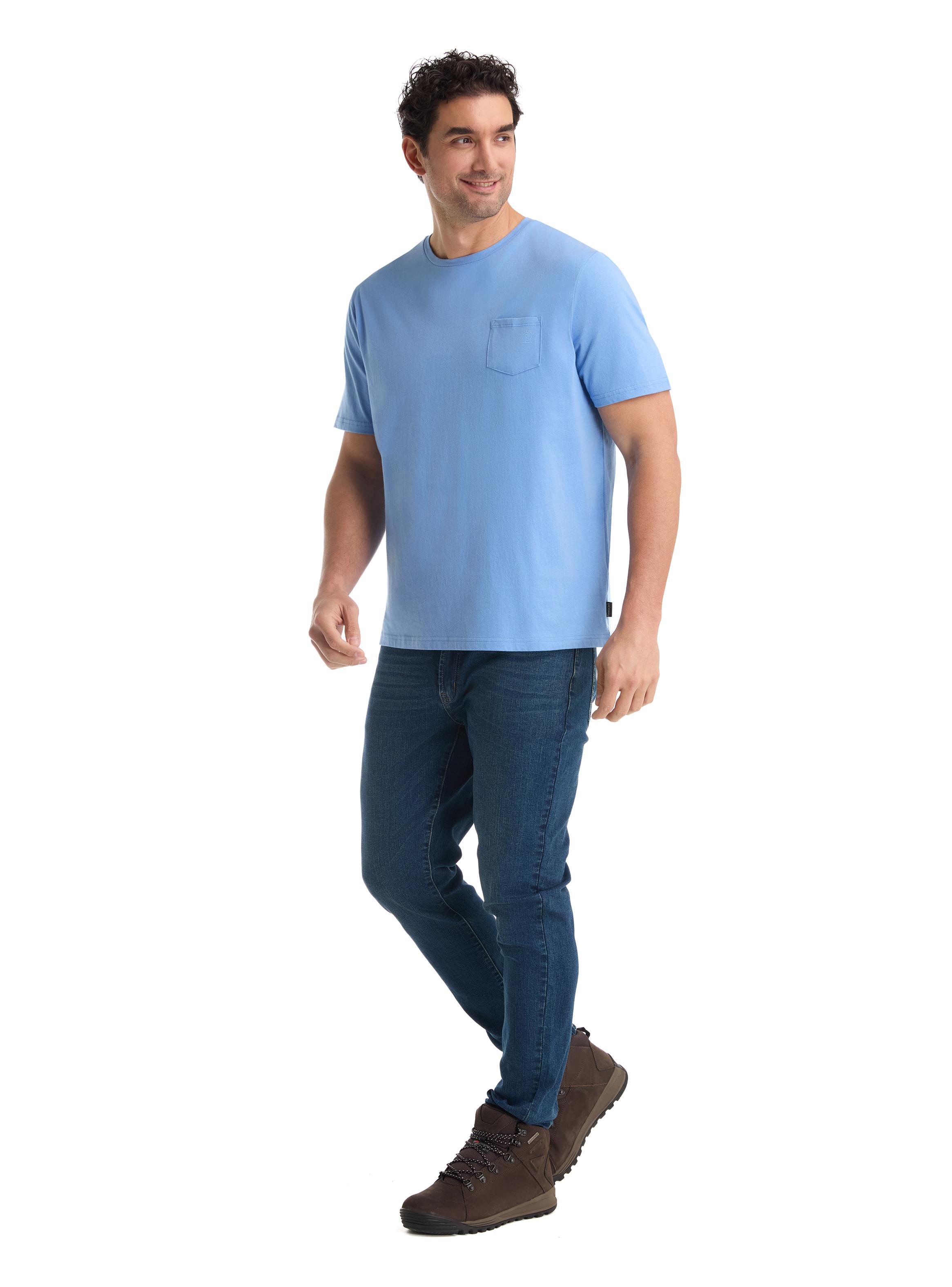 POLERA CASUAL HOMBRE PANAMA JACK - K858 | CELESTE - 4