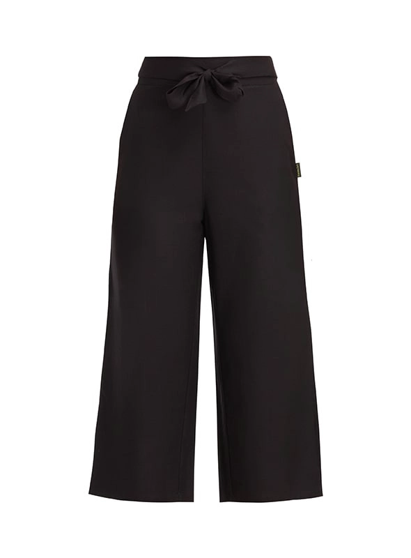 PANTALON LINO PALAZZO MUJER PANAMA JACK - K847 | NEGRO - 7