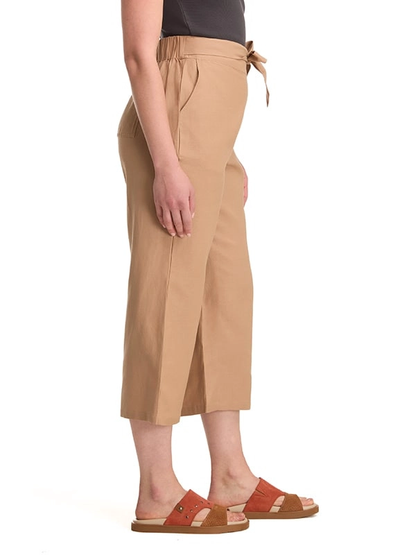 PANTALON LINO PALAZZO MUJER PANAMA JACK - K847 | BEIGE - 2
