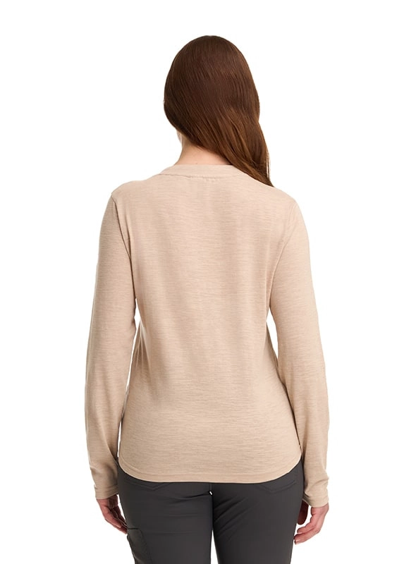 POLERA MANGA LARGA AJUSTABLE MUJER PANAMA JACK - K843 | BEIGE - 3
