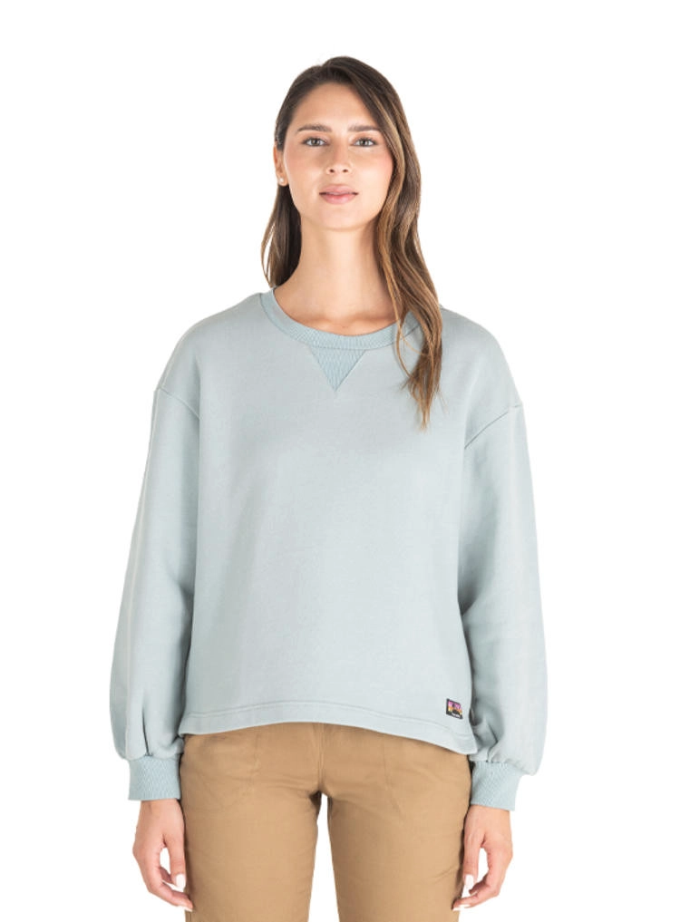 POLERON MUJER ALGODON PANAMA JACK - J912 | CELESTE - 1