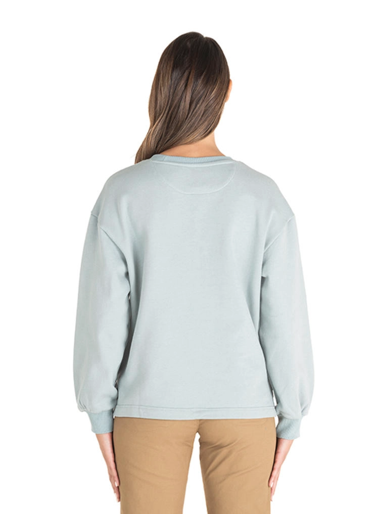 POLERON MUJER ALGODON PANAMA JACK - J912 | CELESTE - 3