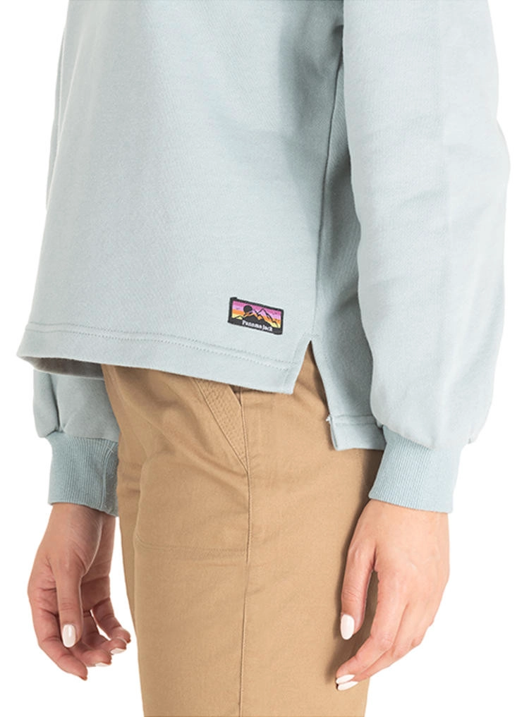 POLERON MUJER ALGODON PANAMA JACK - J912 | CELESTE - 5