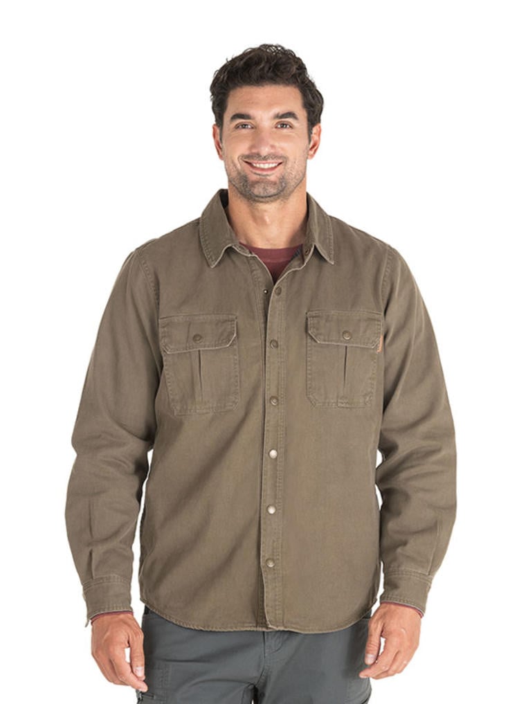 SOBRECAMISA CASUAL HOMBRE PANAMA JACK - J924 | MARRON CLARO - 1