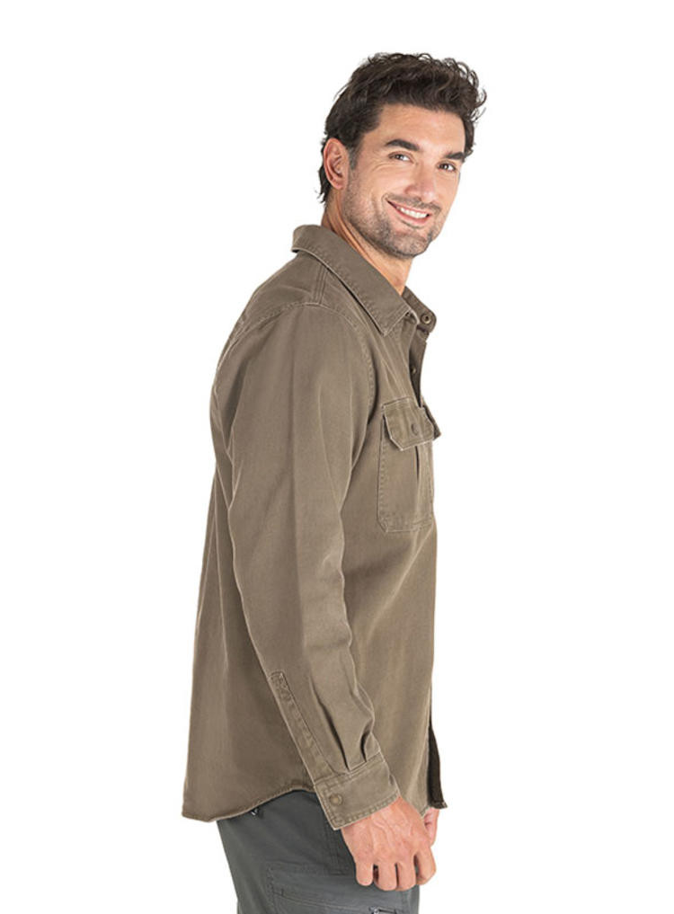 SOBRECAMISA CASUAL HOMBRE PANAMA JACK - J924 | MARRON CLARO - 2