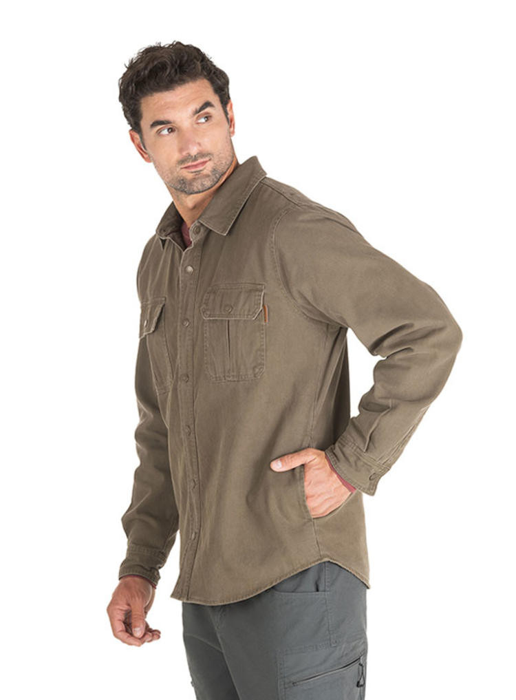 SOBRECAMISA CASUAL HOMBRE PANAMA JACK - J924 | MARRON CLARO - 4