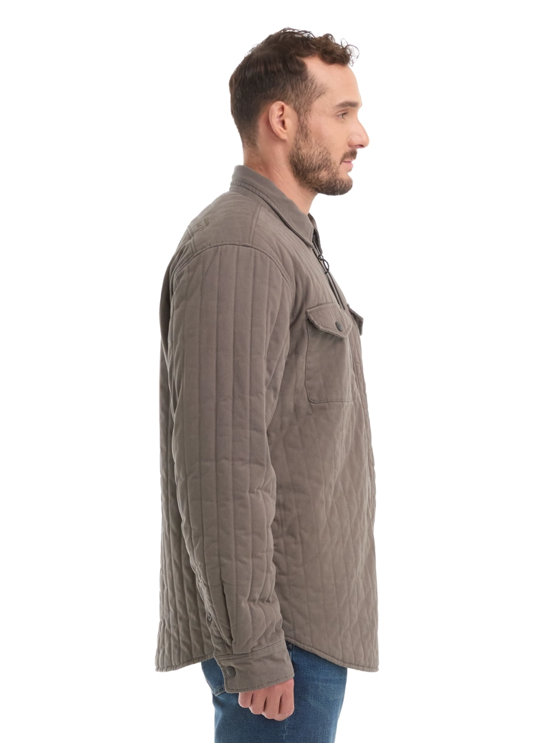 CHAQUETA HOMBRE TWILL ALGODON ACOLCHADA PANAMA JACK - L973 | GRIS - 4