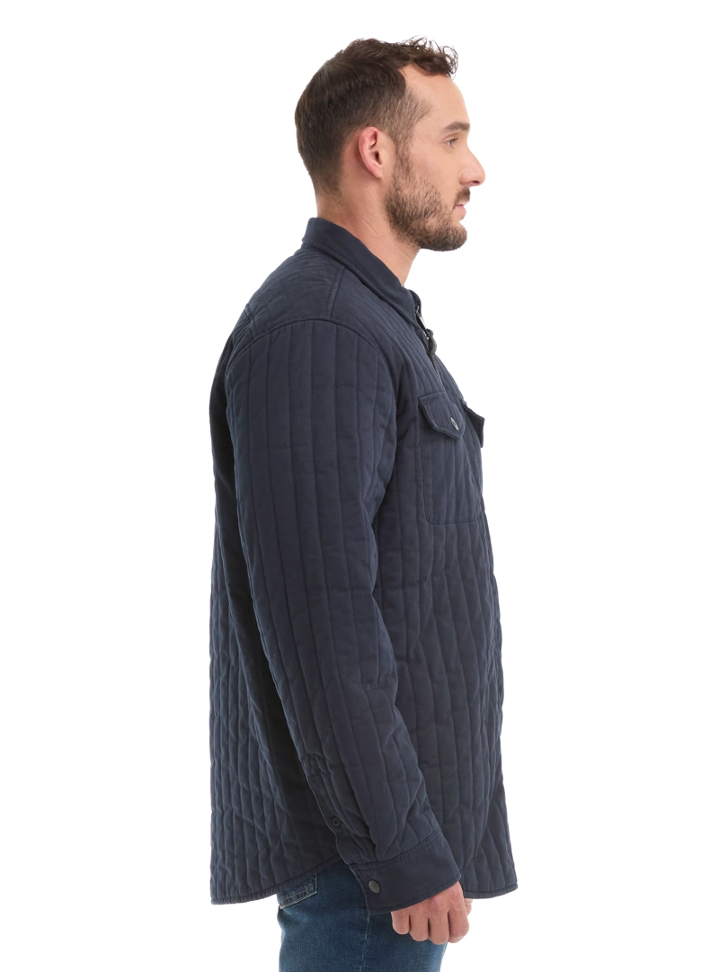 CHAQUETA HOMBRE TWILL ALGODON ACOLCHADA PANAMA JACK - L973 | AZUL - 4