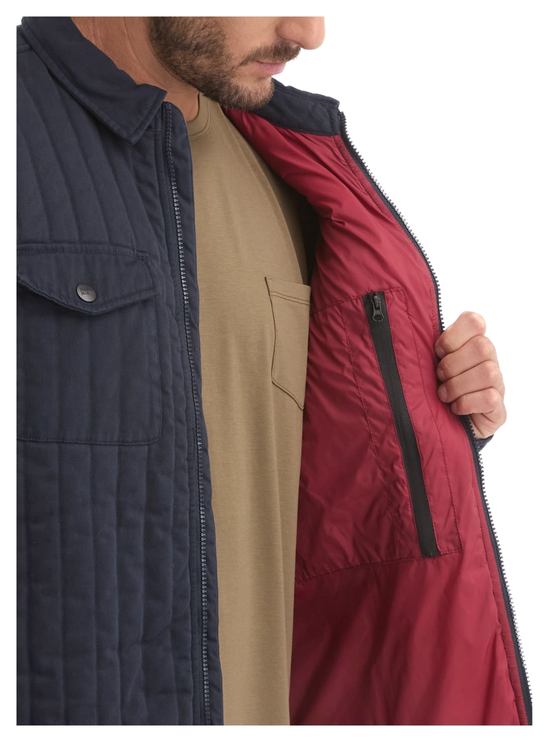 CHAQUETA HOMBRE TWILL ALGODON ACOLCHADA PANAMA JACK - L973 | AZUL - 6