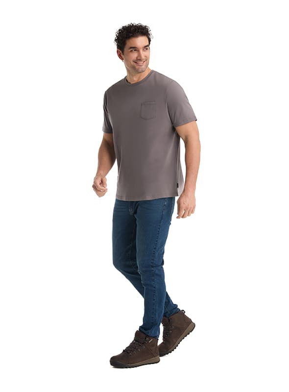 POLERA CASUAL HOMBRE PANAMA JACK - K858 | GRIS - 5
