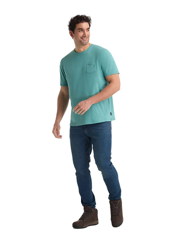 POLERA CASUAL HOMBRE PANAMA JACK - K858 | AZUL CLARO - 5