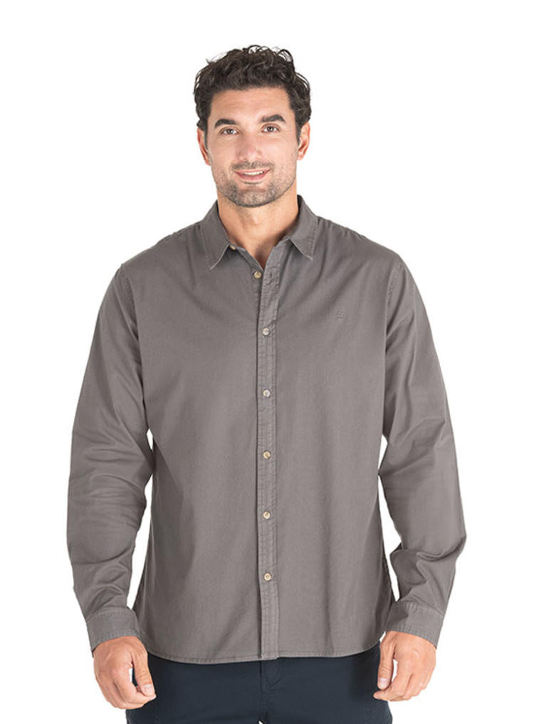 CAMISA CASUAL HOMBRE PANAMA JACK - J917 | GRIS - 1