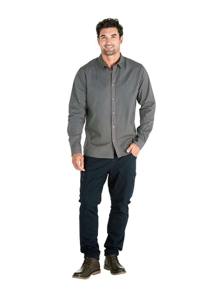CAMISA CASUAL HOMBRE PANAMA JACK - J917 | GRIS - 6