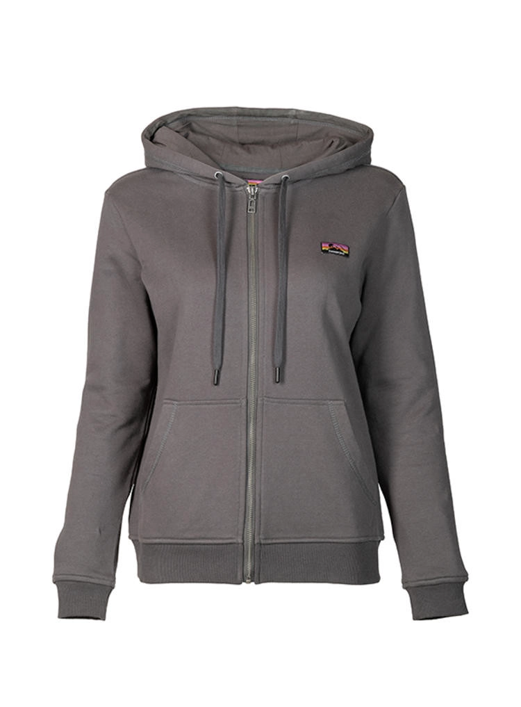 POLERON MUJER CON GORRO PANAMA JACK - J911 | GRIS OSCURO - 7