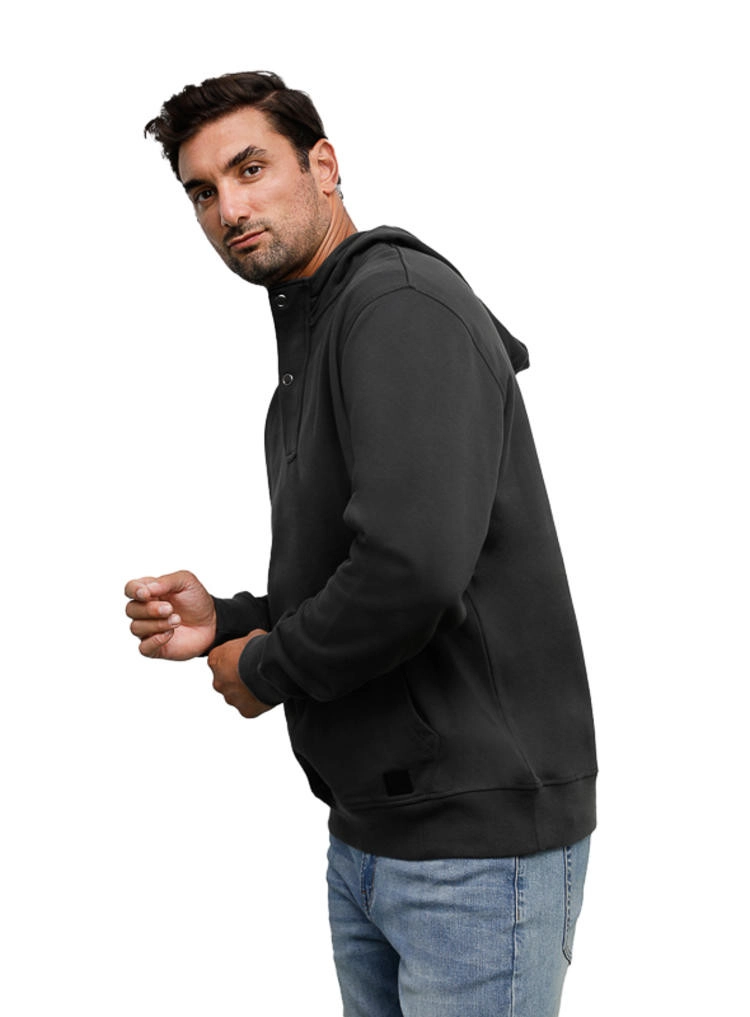 POLERON HOMBRE CON GORRO PANAMA JACK - H944 | GRIS OSCURO - 4