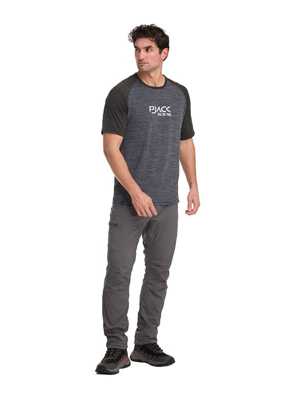 POLERA OUTDOOR Y CASUAL HOMBRE PJACK - K851 | GRIS - 6